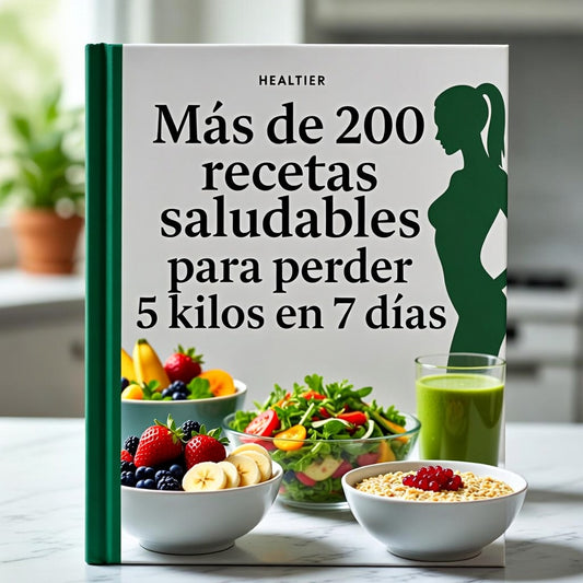 📘 Más de 200 recetas saludables para perder 5 kilos en 7 días